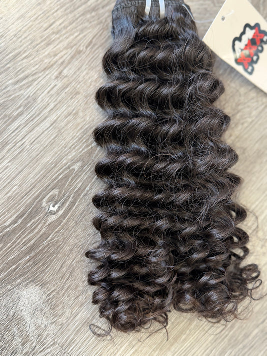 20” Virgin Deep Curly Hair Bundle