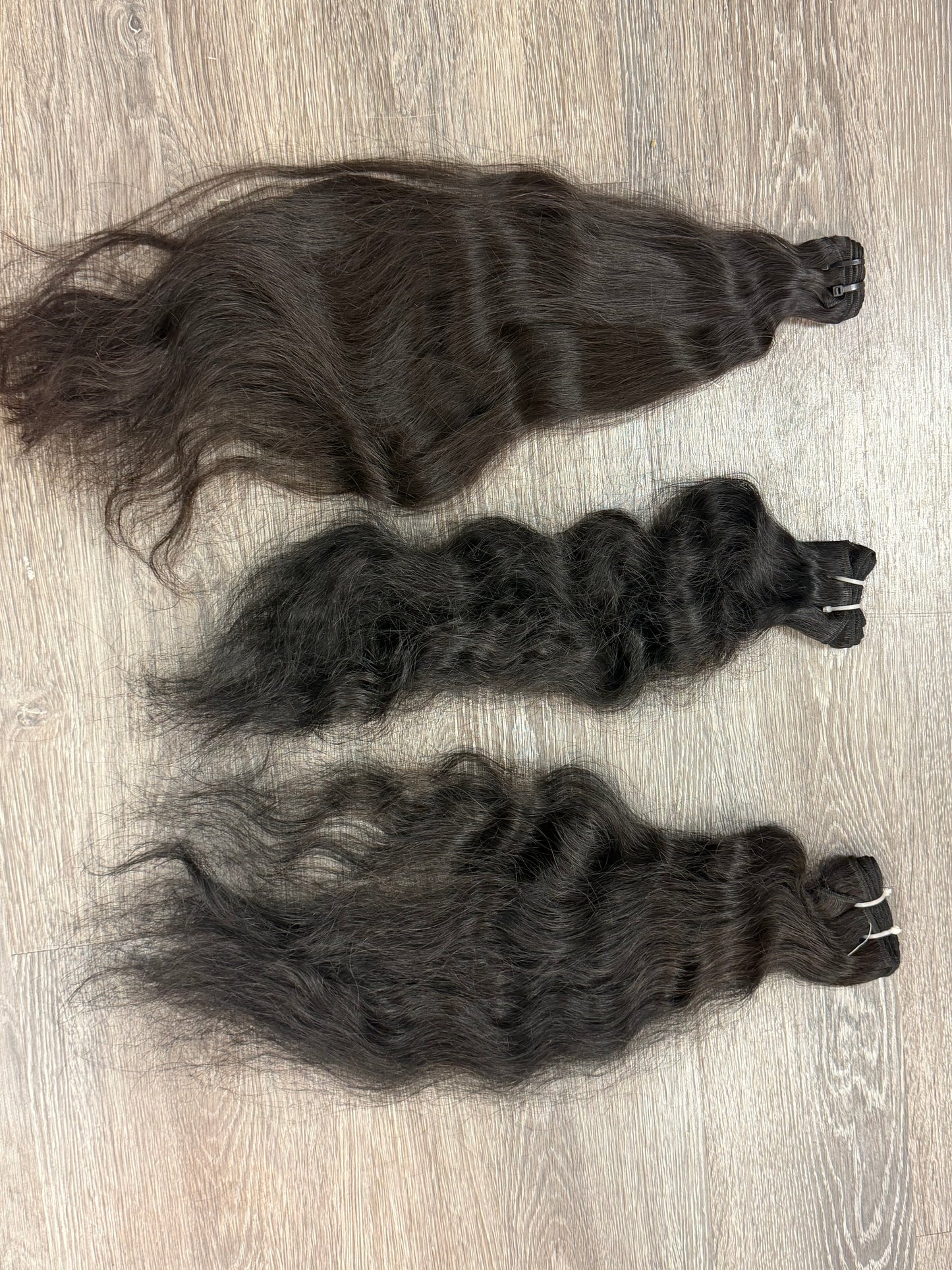 22” Raw Indian Wavy Human Hair Bundle (SALE)