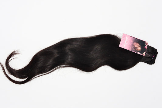 22” Raw Indian Straight Human Hair Bundle