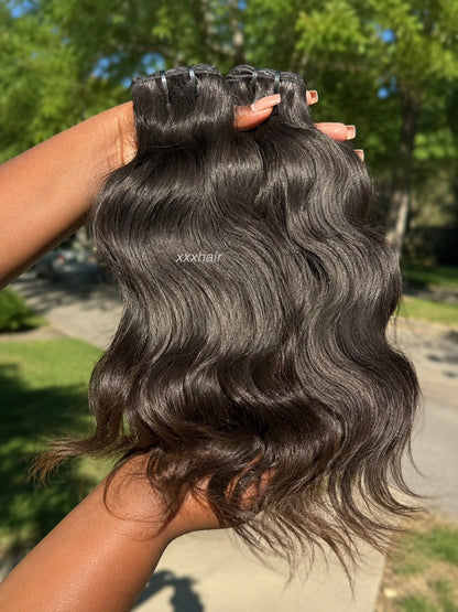 3 Bundles Raw Seawave Human Hair Deal 18”20”22”
