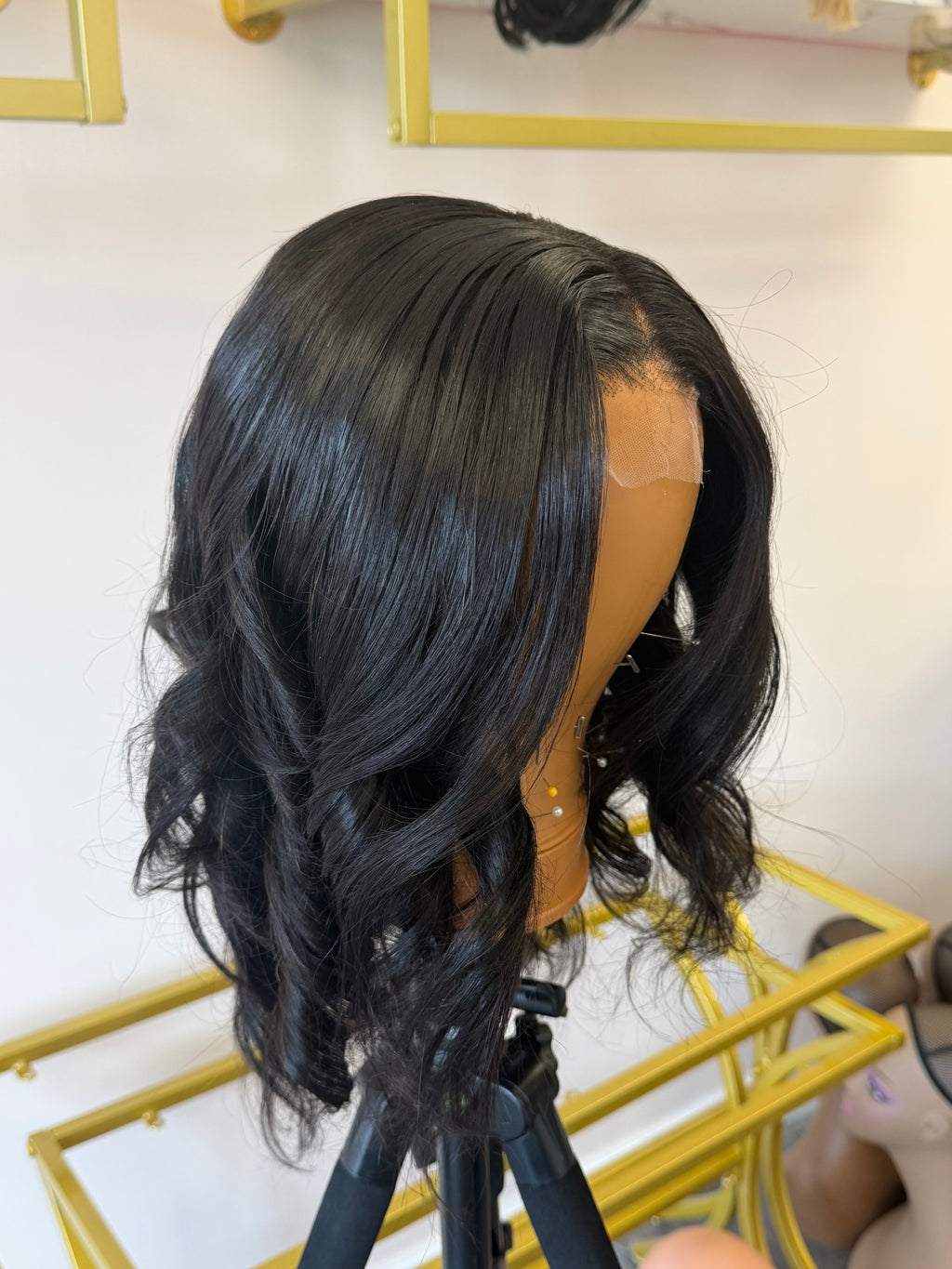 12” Straight HD 2*6 Lace Closure Brazilian Human Hair Wig