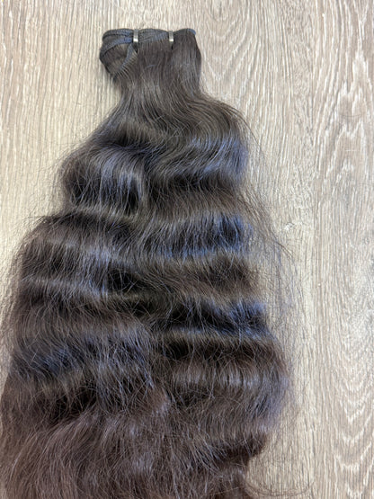 16” Raw Indian Wavy Human Hair Bundle (SALE)