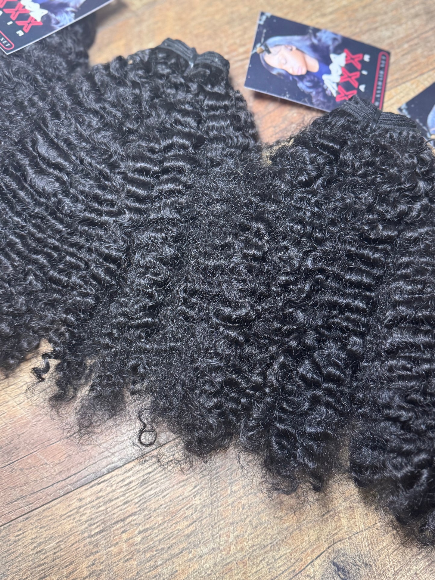 Raw Burmese Kinky Curly Hair Bundle