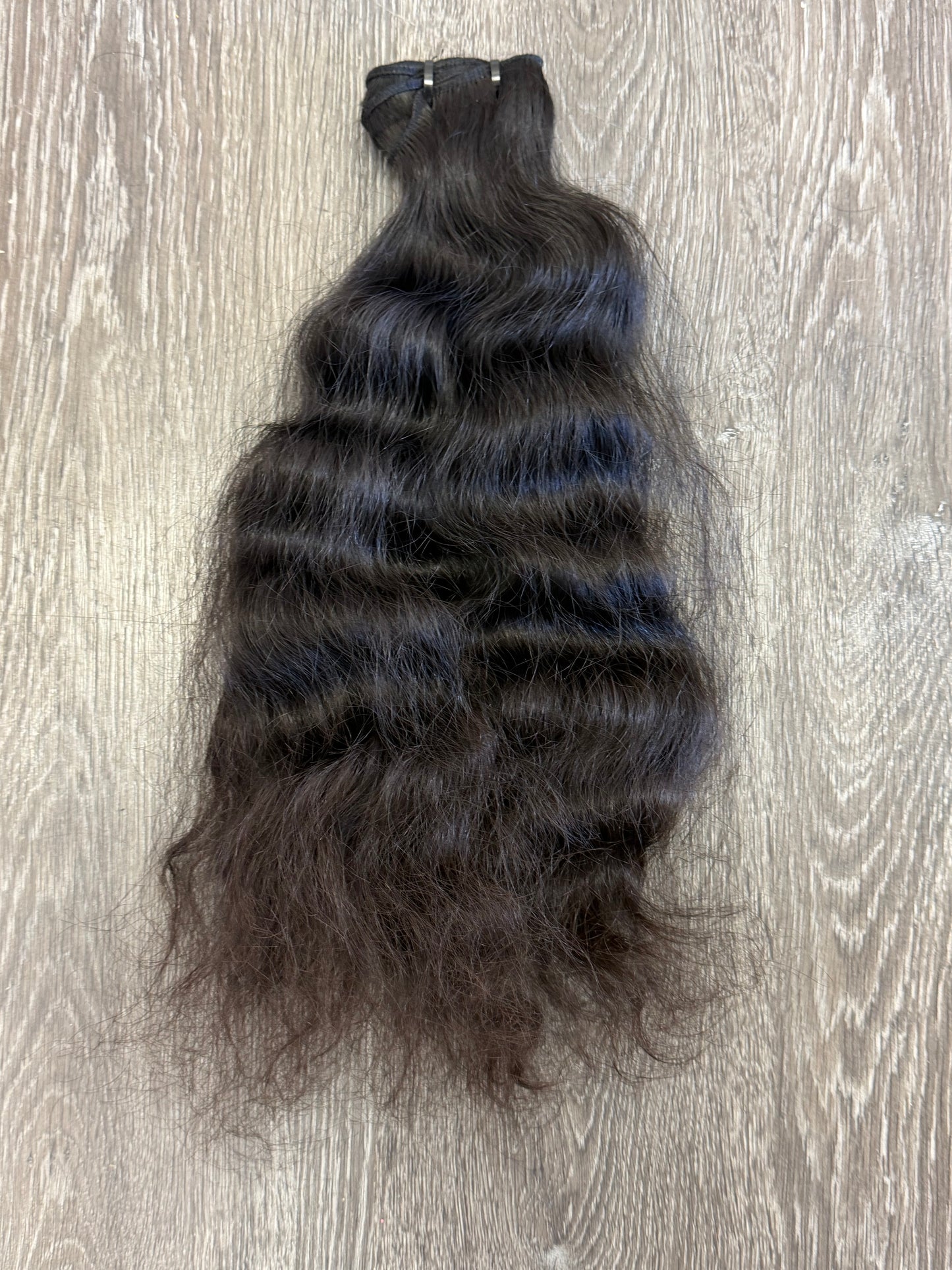 16” Raw Indian Wavy Human Hair Bundle (SALE)