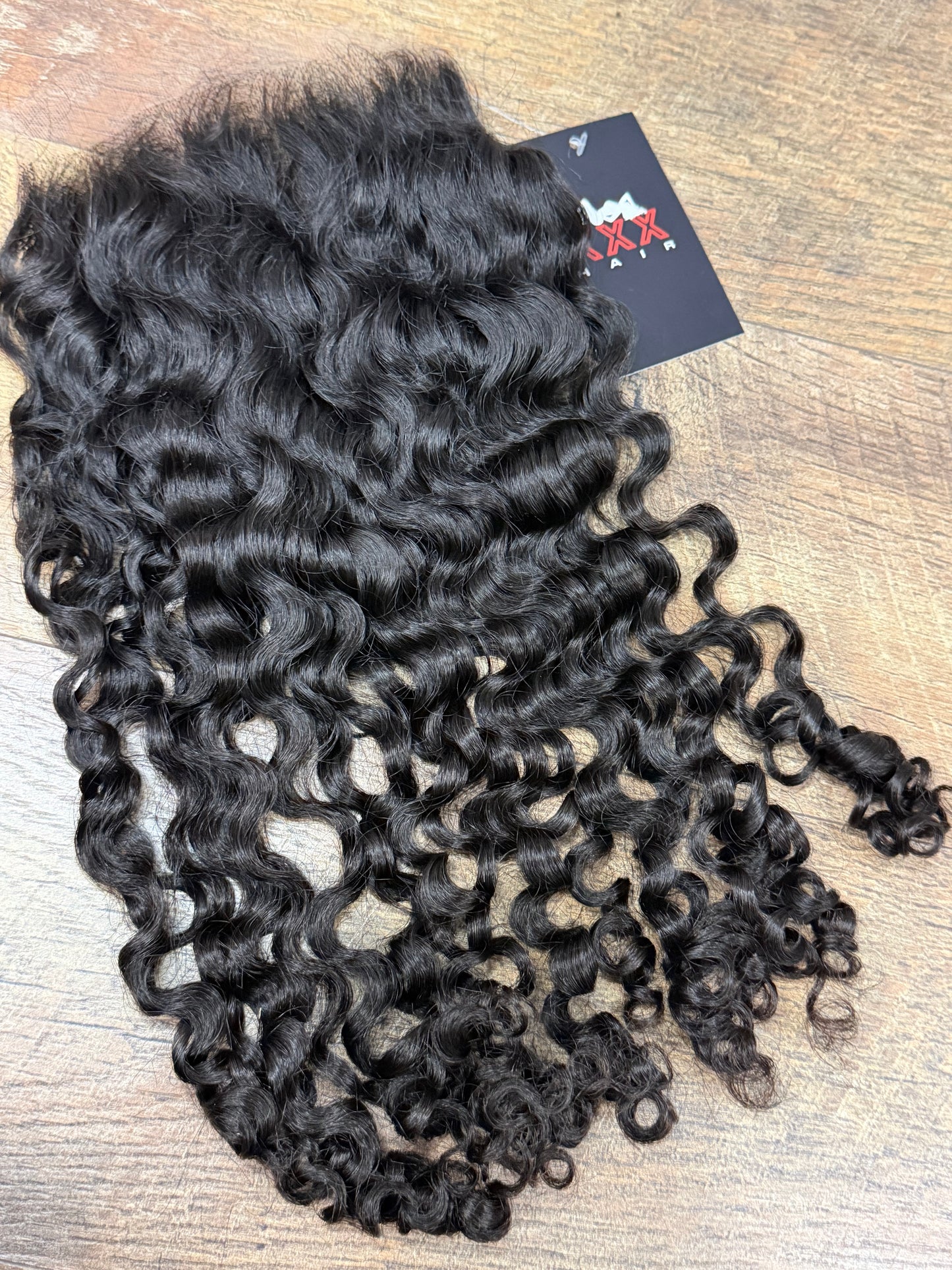 18” HD 6*6 Raw Burmese Curly Lace Closure