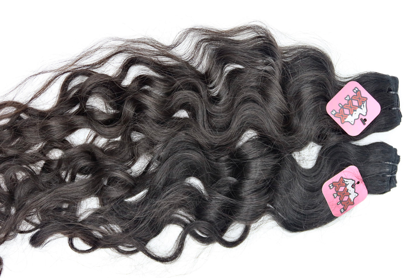 2 Bundles Raw Indian Natural Wave Human Hair Bundle Deal