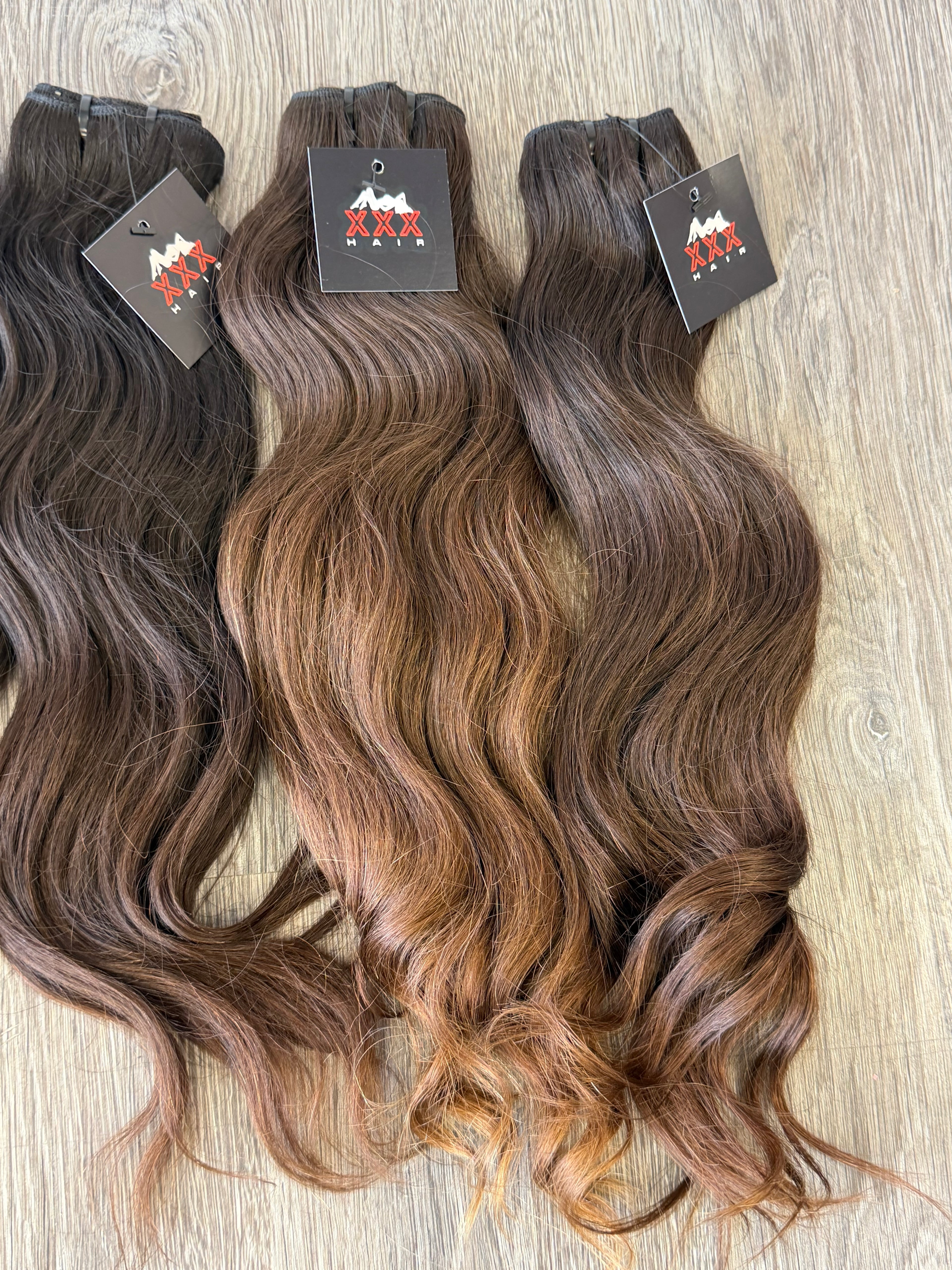 18” Raw Seawave Natural Color Human Hair Bundle