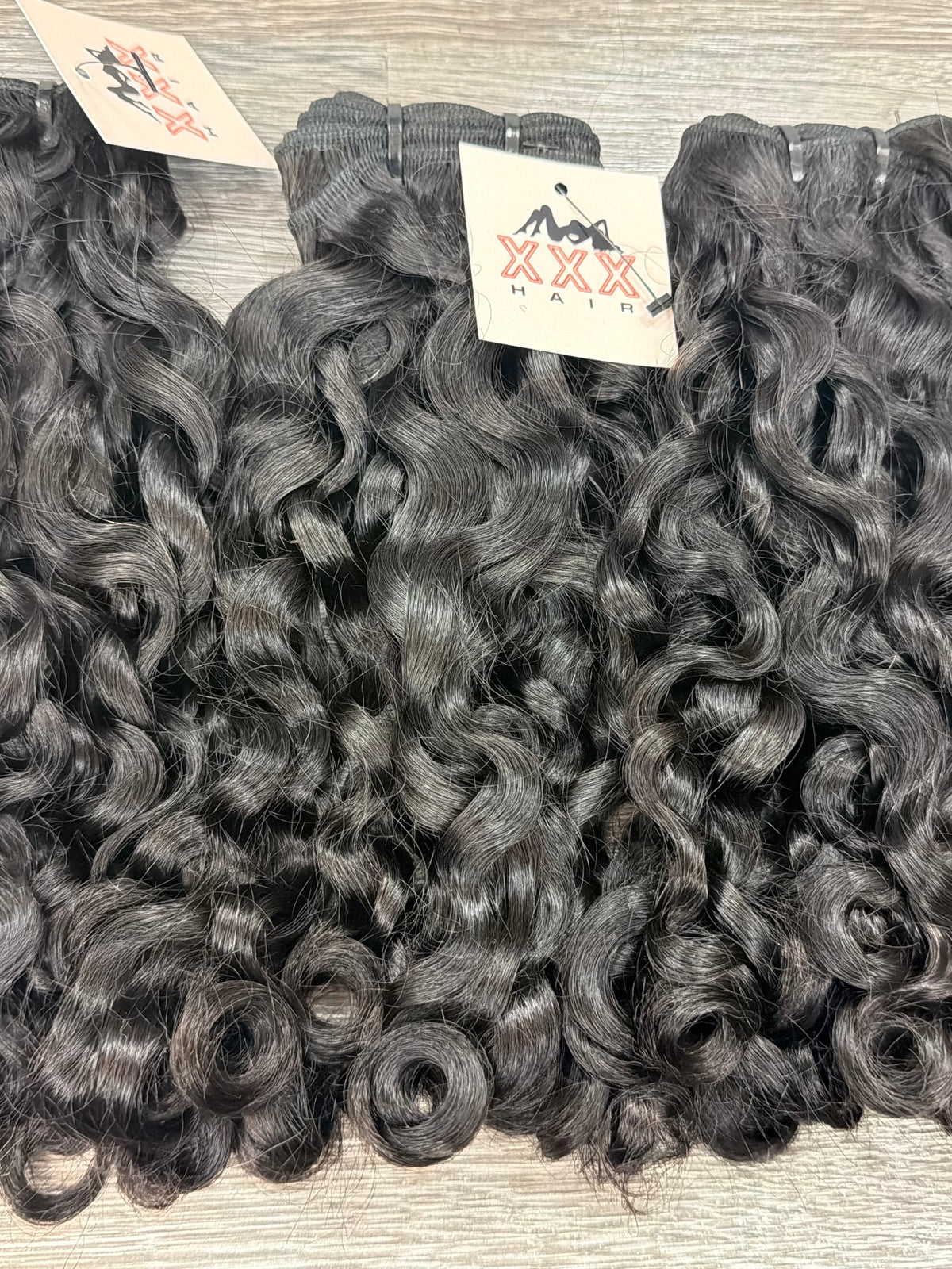 3 Bundles Of Virgin Indian Curly Hair Deal 16”16”16”