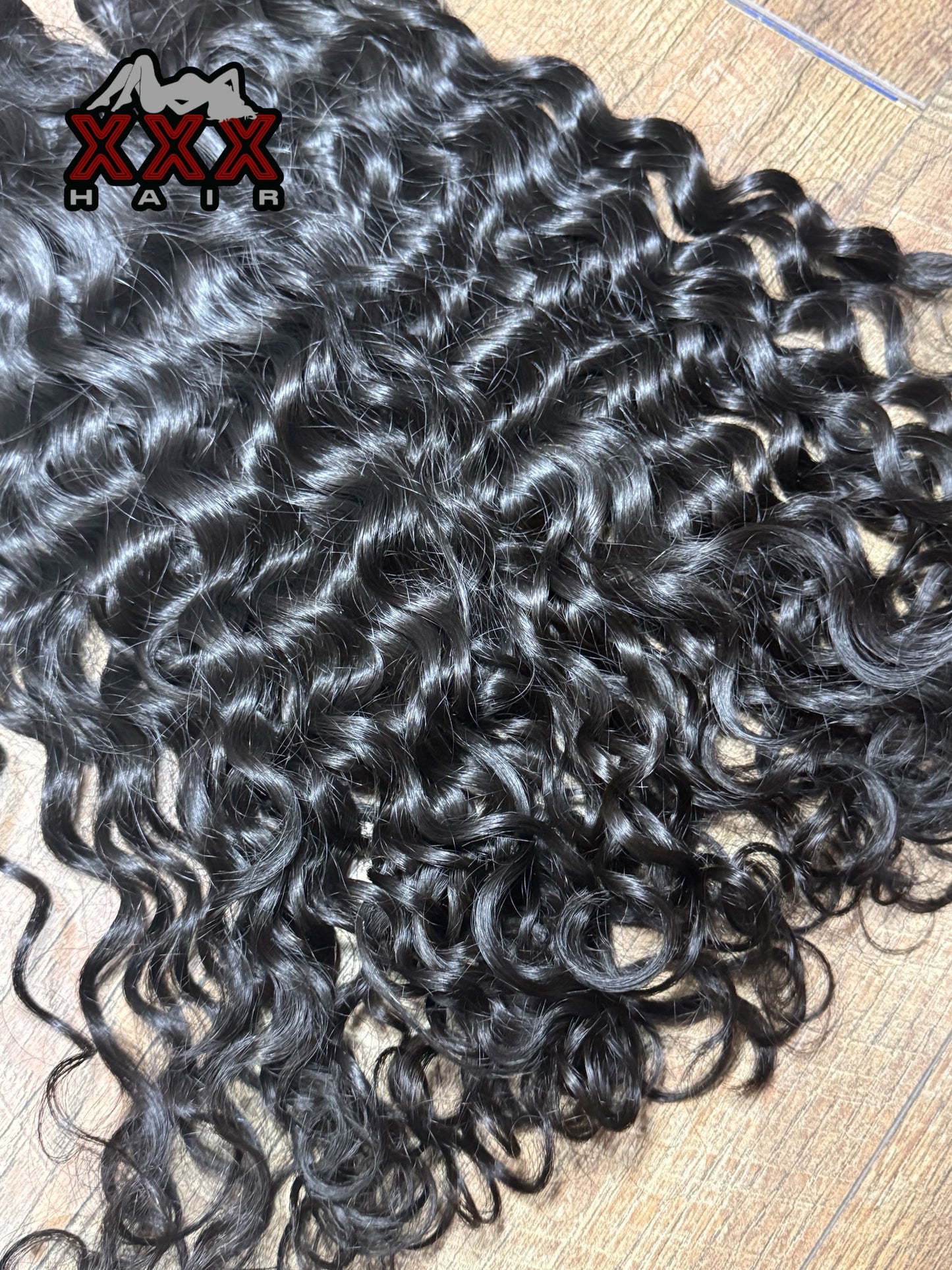 2 bundles of 16” Virgin Ocean Wave Human Hair