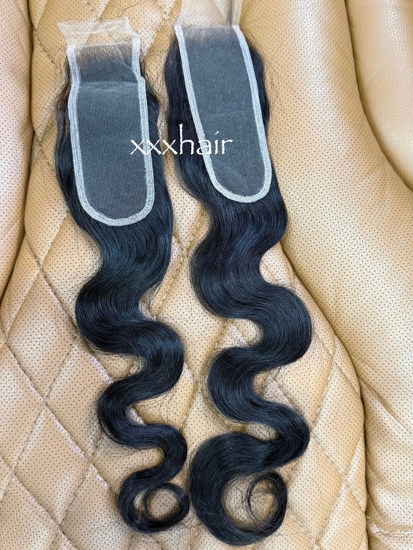 18” Ultra-HD Body Wave 2*6 Natural Color Virgin Human Hair Lace Closur ...