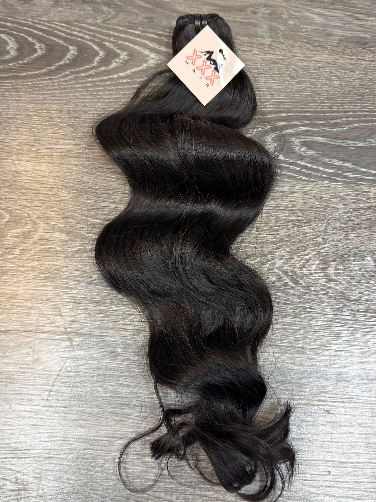 22” Raw Cambodian Wavy Human Hair Bundle