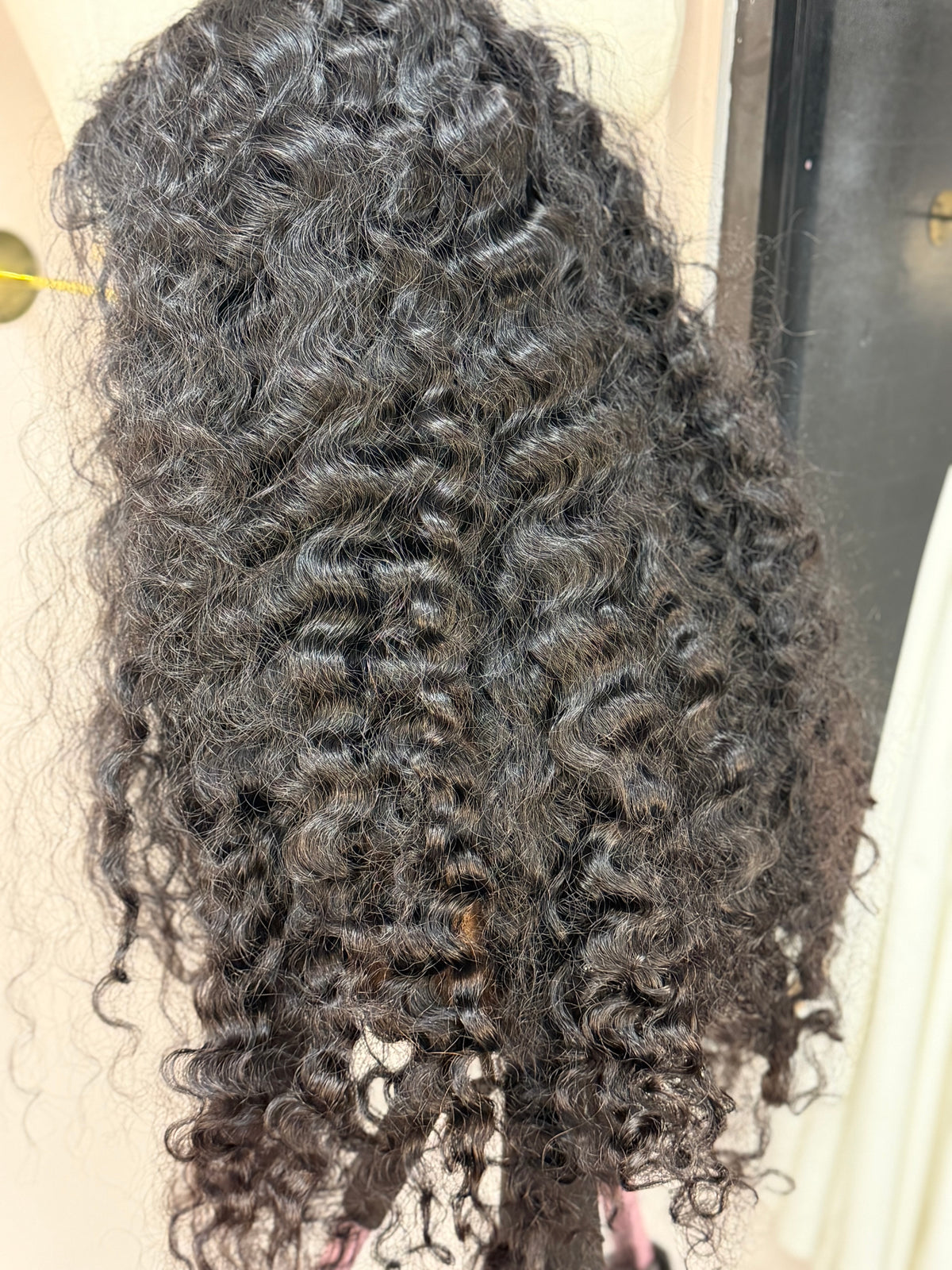 26” Raw Cambodian Curly 6*6 HD Lace Closure Human Hair Wig