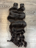 2 Bundles of 24” Raw Cambodian Wavy Human Hair