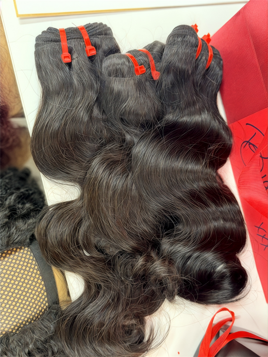 3 Bundles Of Virgin Body Wave 10”12”14” Hair Bundles