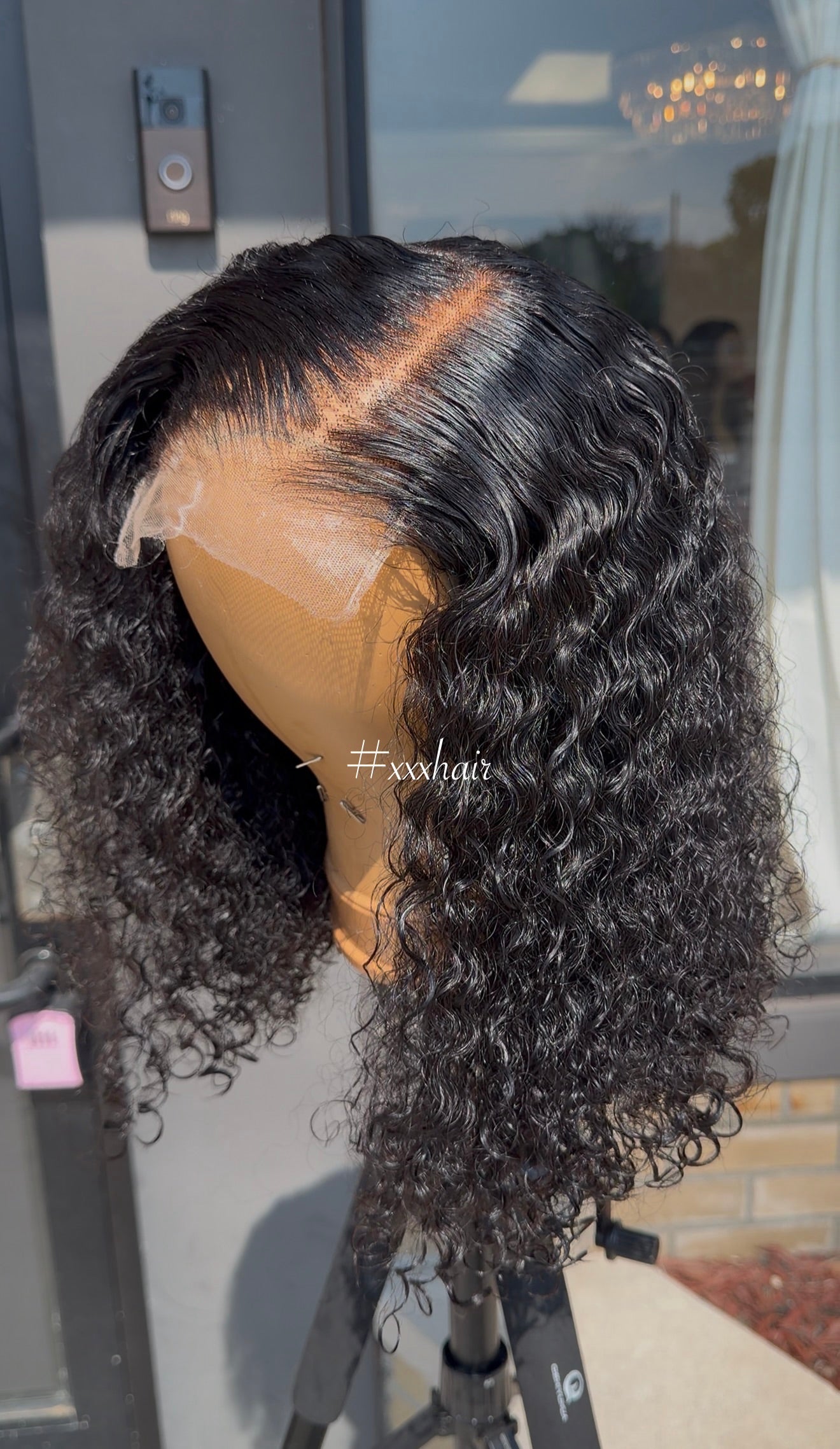 12” Raw Burmese Curly HD 5*5 Lace Closure Human Hair Wig