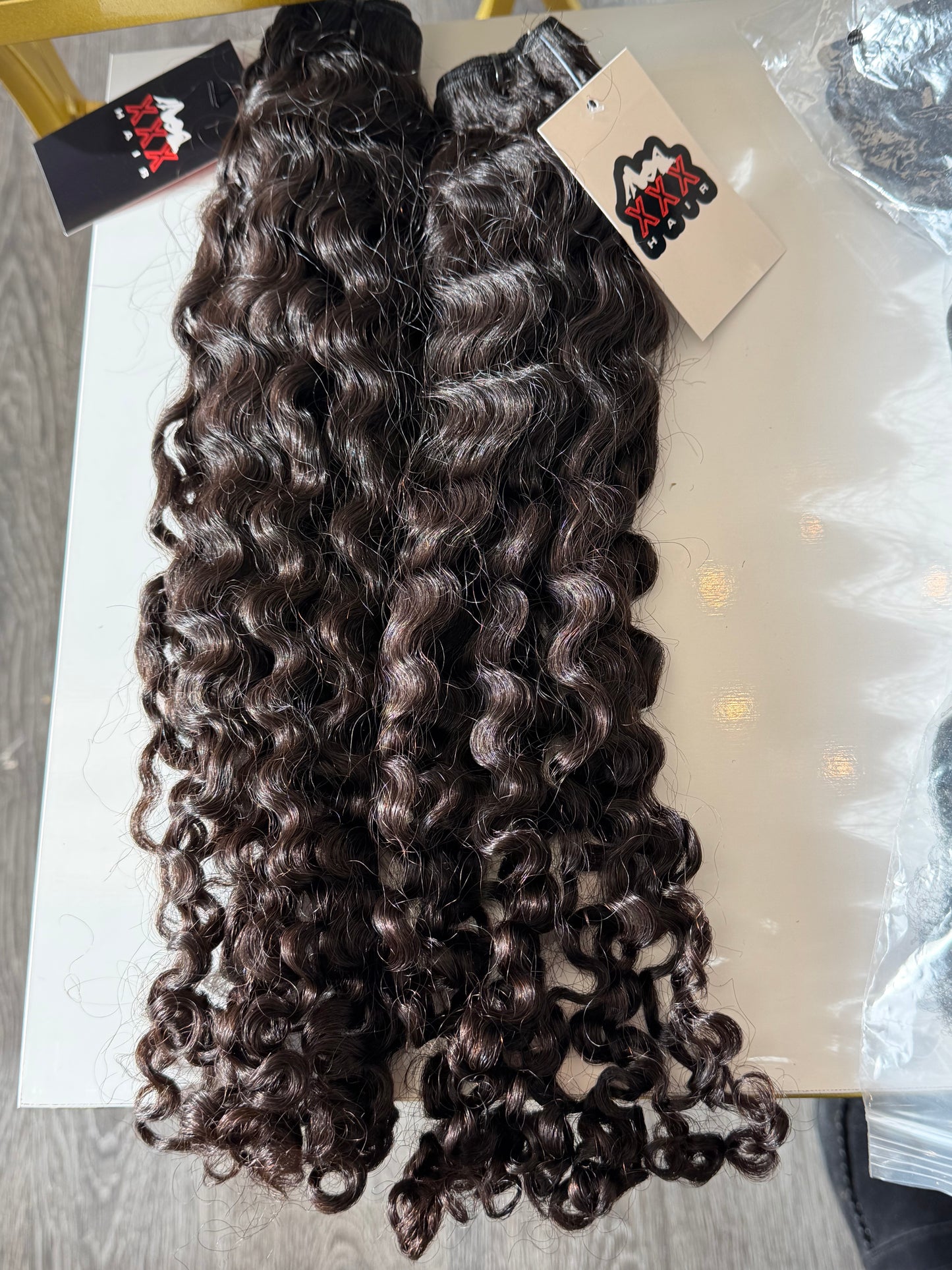 12” Raw Burmese Curly Hair Bundle