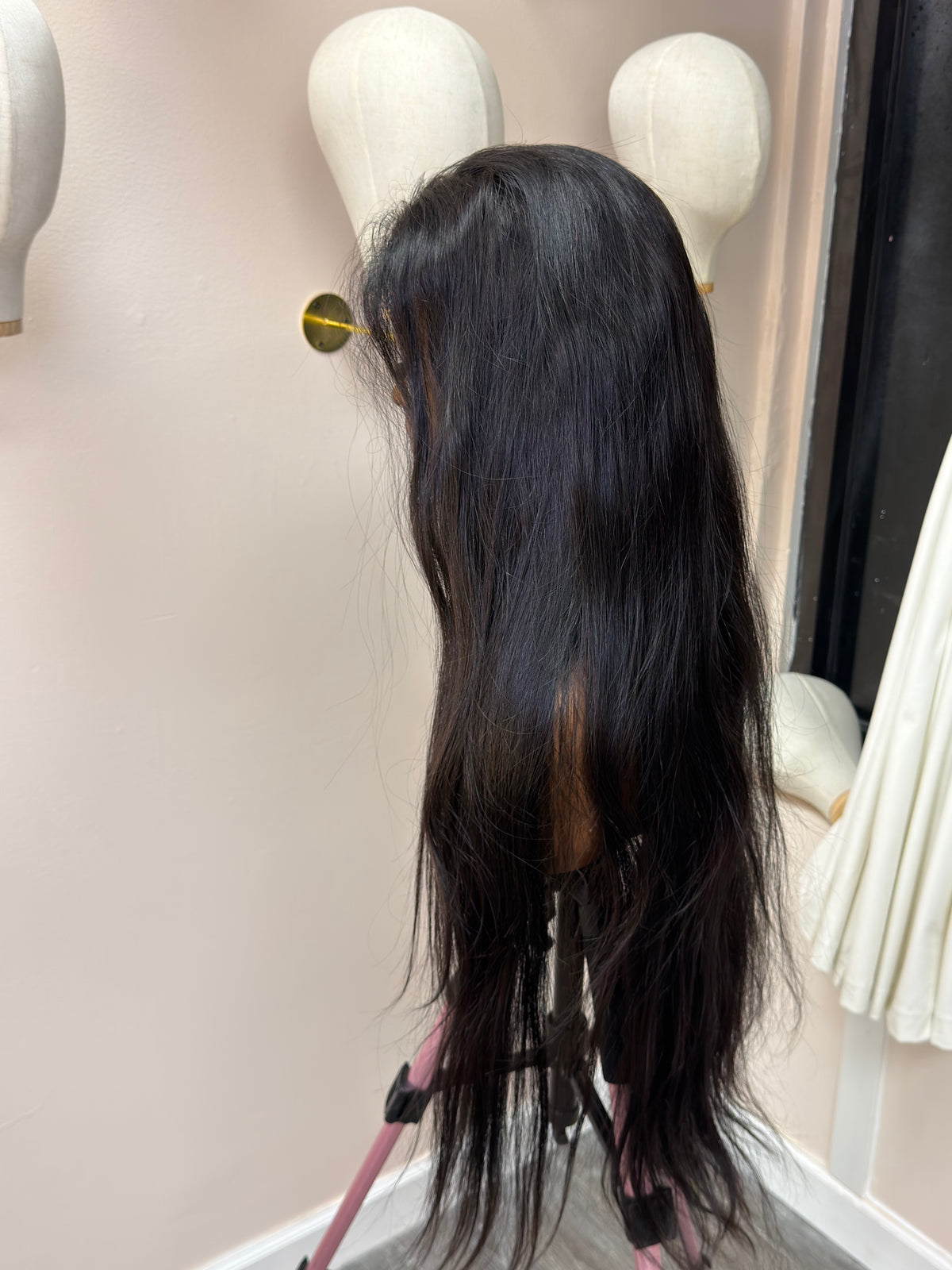 26” Raw Cambodian Straight HD 6*6 Lace Closure Human Hair Wig