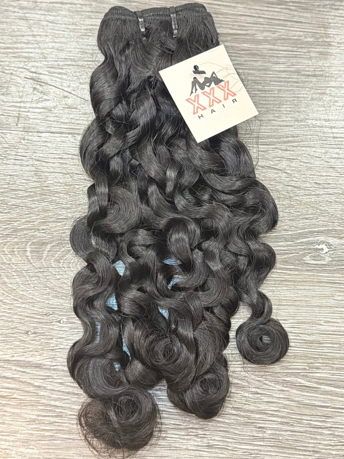 18” Virgin Indian Curly Hair Bundle
