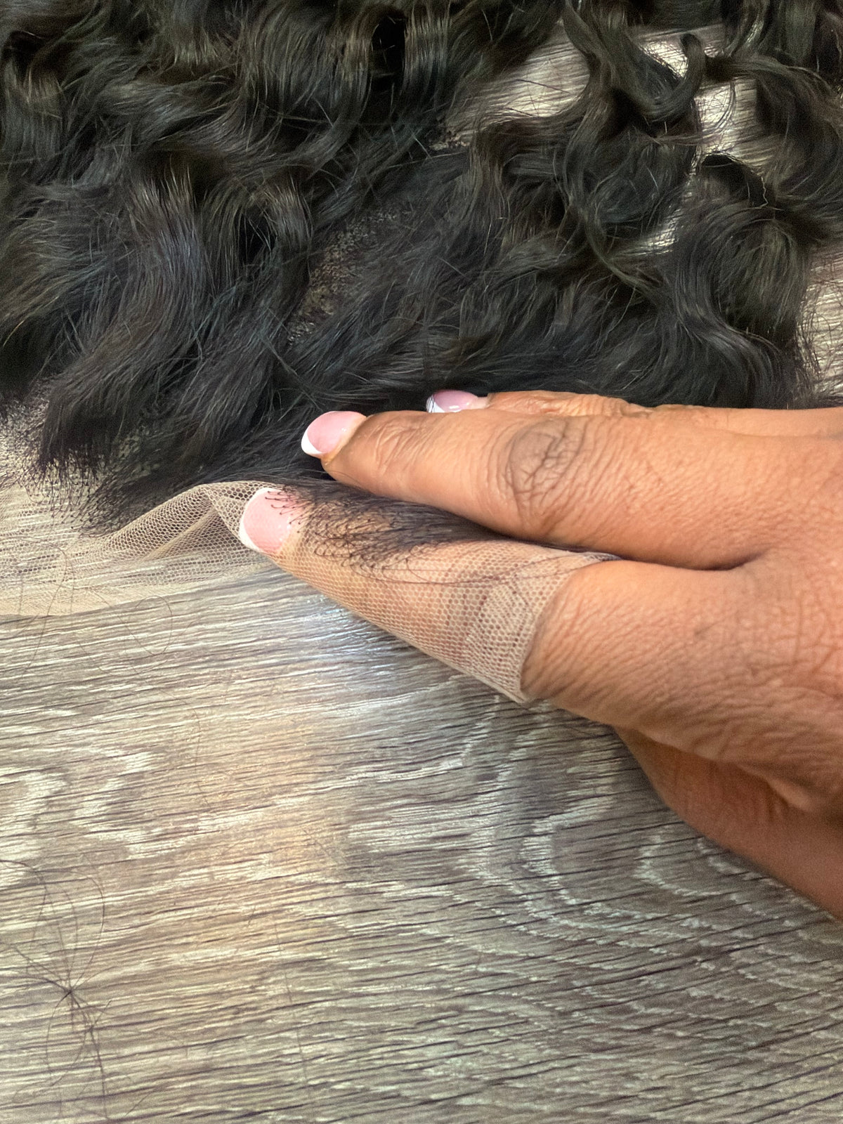 18” Virgin Indian Curly HD 13*6 Lace Frontal