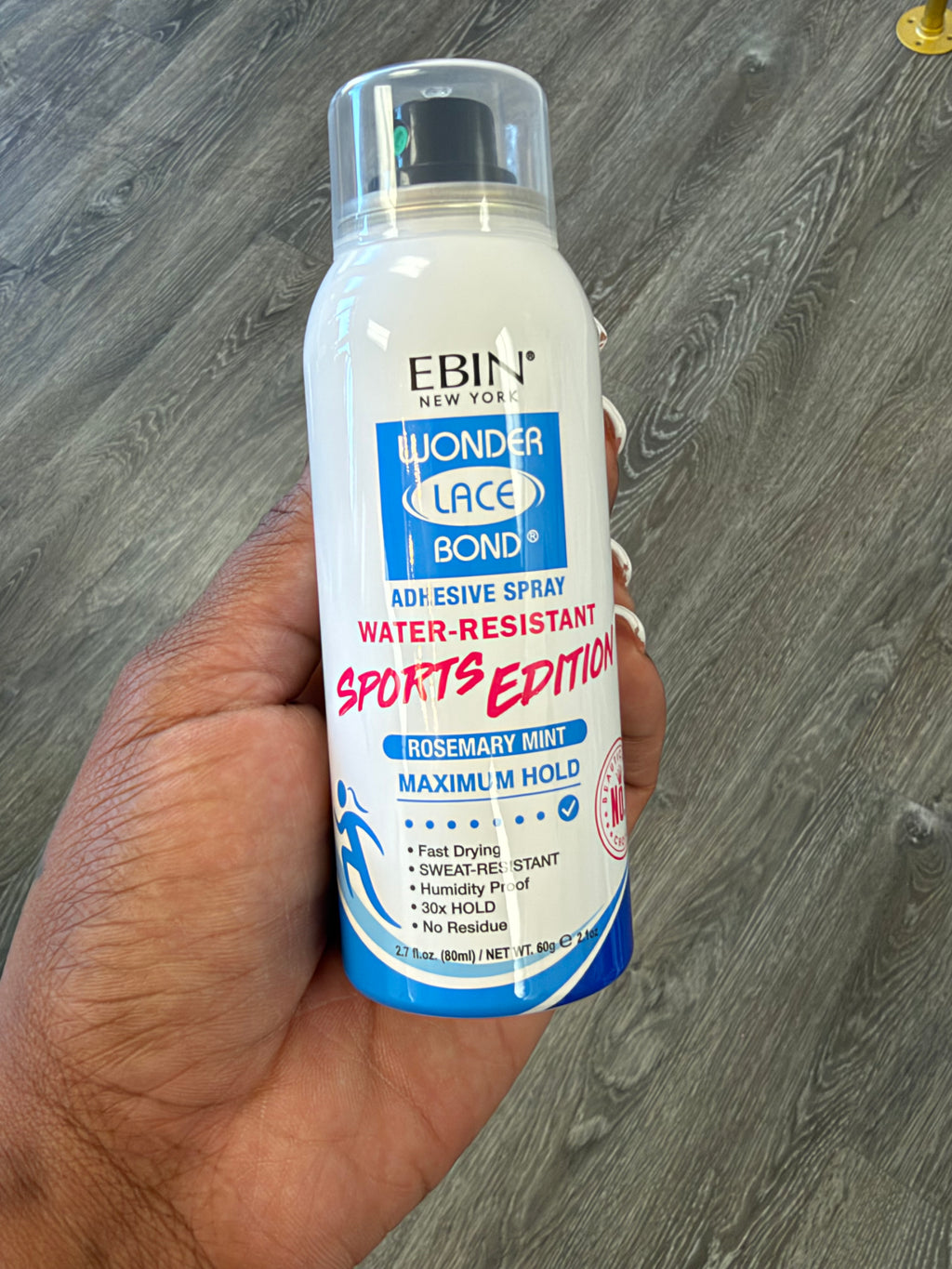 EBIN Wonder Lace Adhesive Bond Sports Edition Max Hold Spray 2.1oz