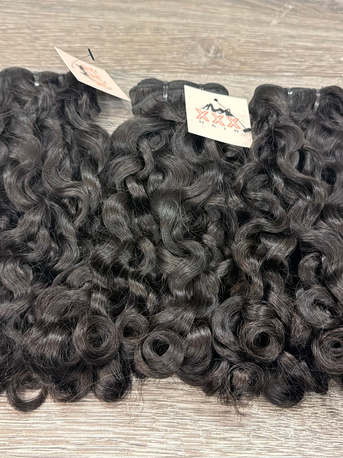 3 Bundles Of Virgin Indian Curly Hair Deal 16”16”16”