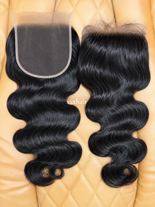 20” Ultra-HD Body Wave 7*7 Natural Color Virgin Human Hair Lace Closure