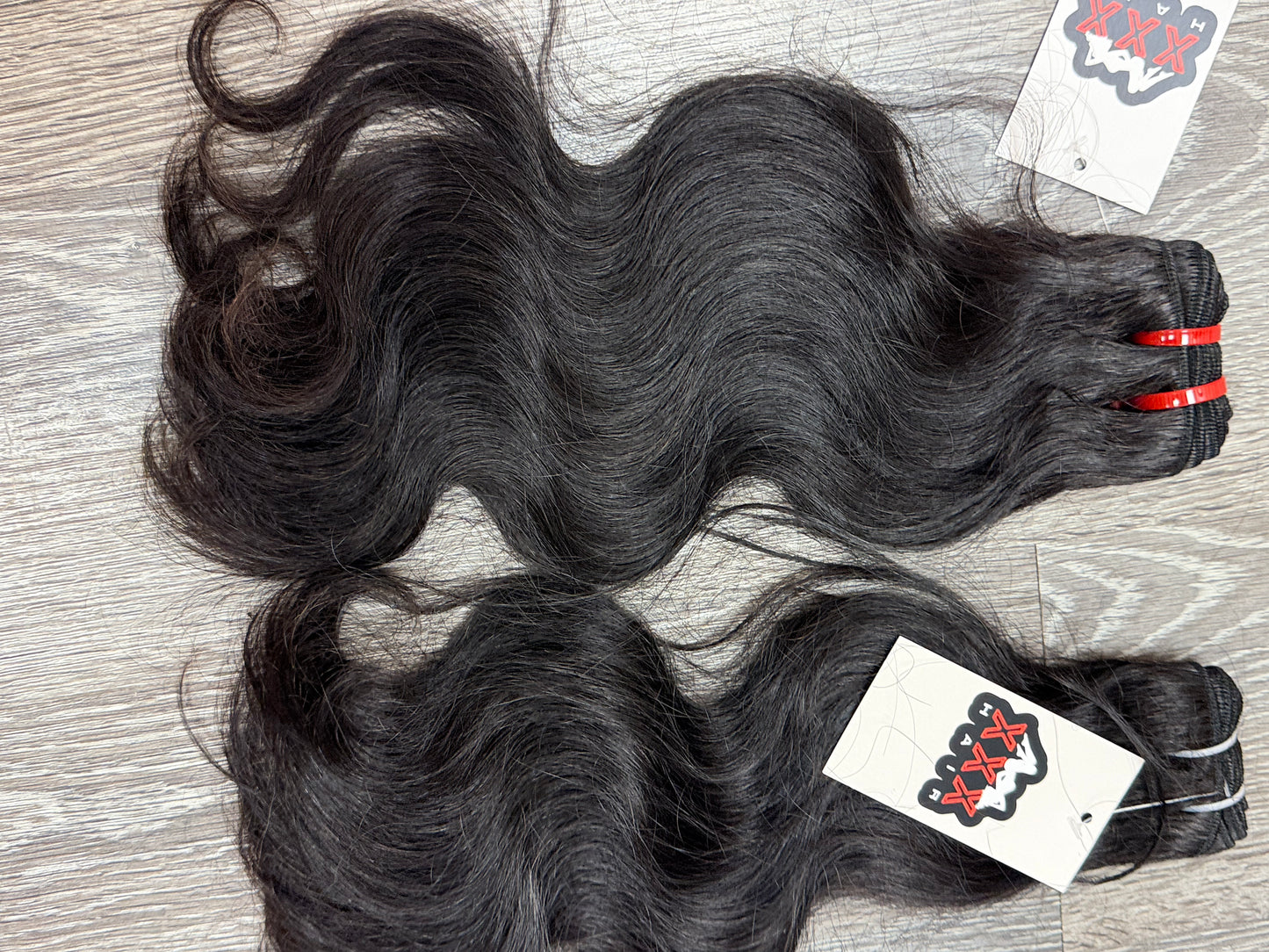 2 Bundles Virgin Brazilian Body Wave Human Hair Deal 14”14”