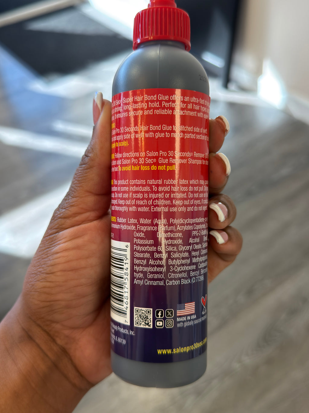 30 sec super hair bonding glue - 237mL