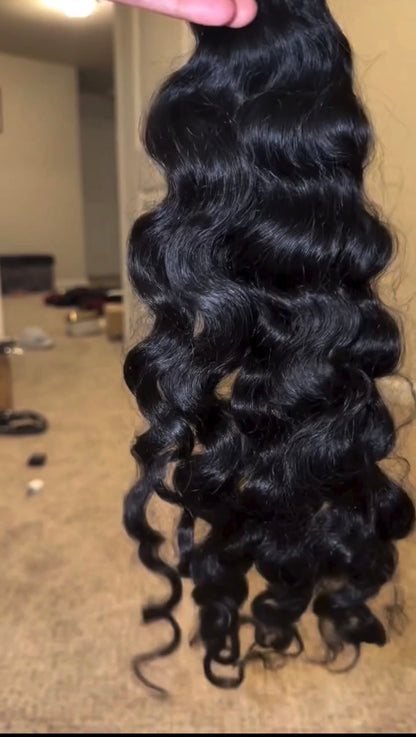 18” Raw South Indian Curly Unprocessed Human Hair Bundle