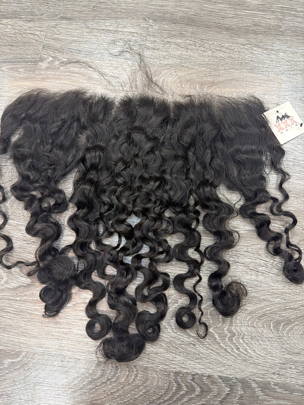 18” Virgin Indian Curly HD 13*6 Lace Frontal