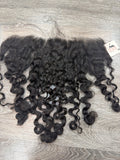 18” Virgin Indian Curly HD 13*6 Lace Frontal