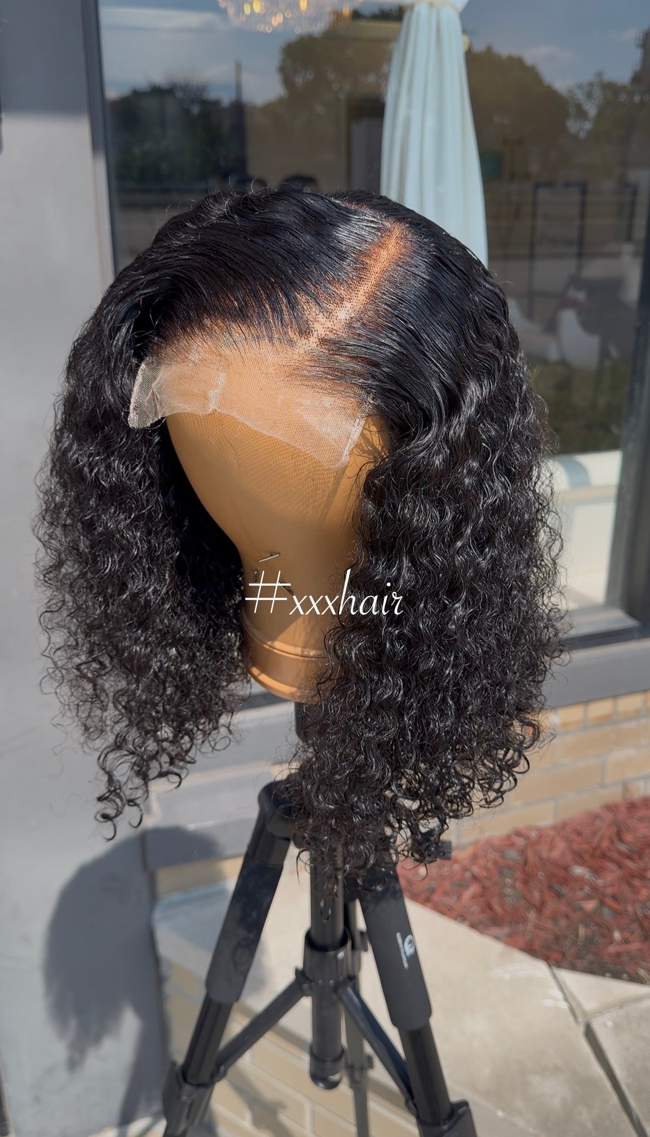 12” Raw Burmese Curly HD 5*5 Lace Closure Human Hair Wig