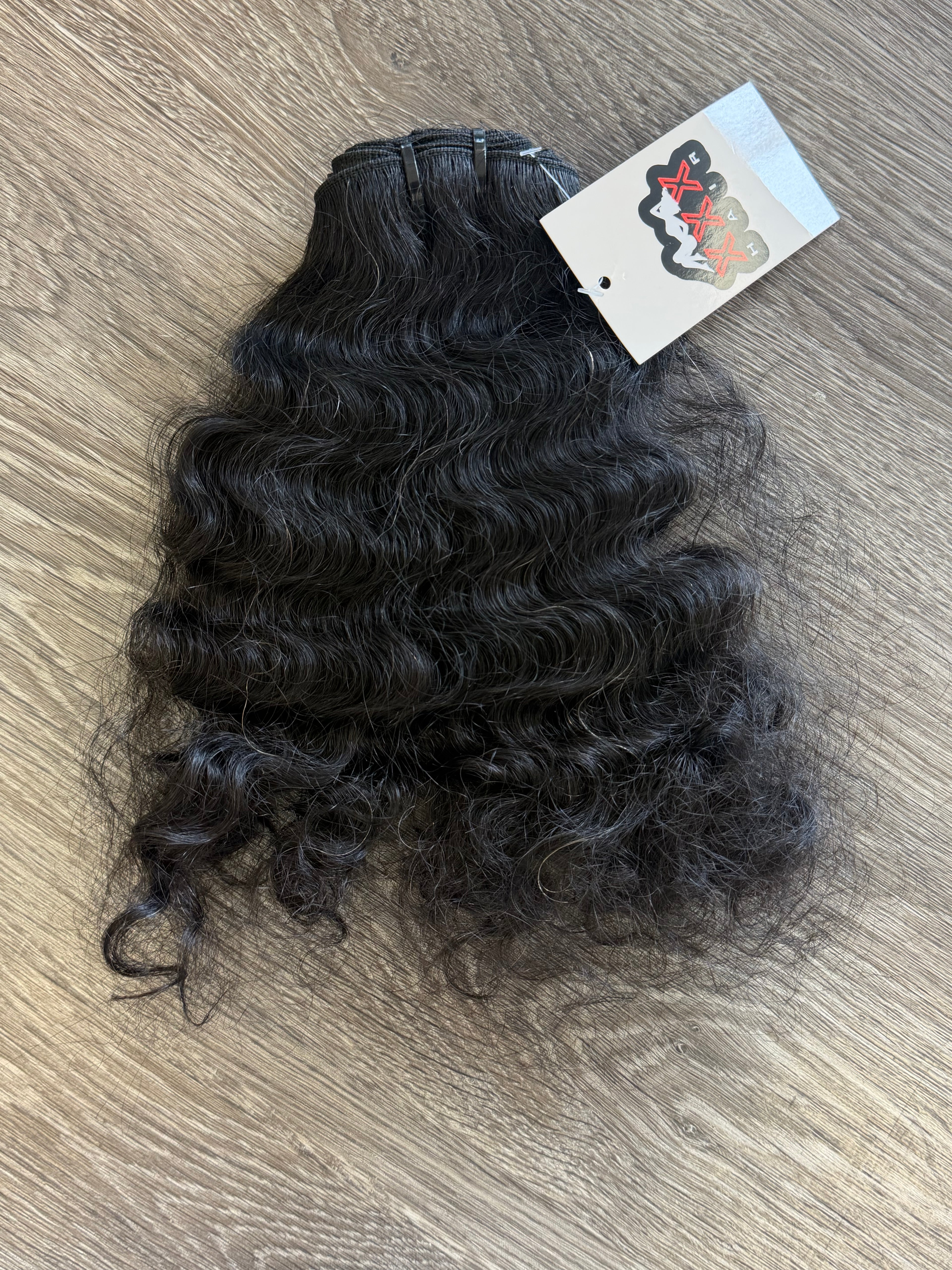14” Raw Indian Curly Human Hair Bundle (SALE)