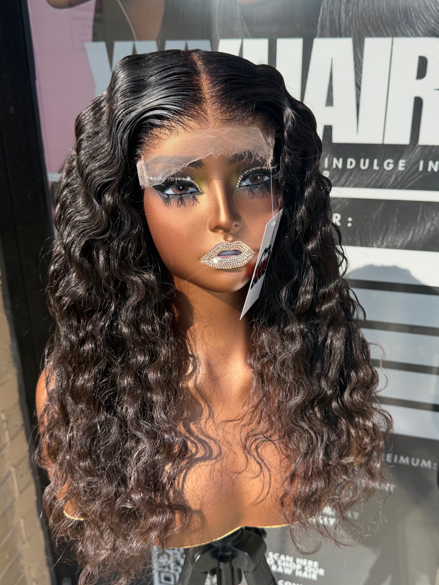 18” Virgin Indian Wavy HD 5*5 Lace Front Wig