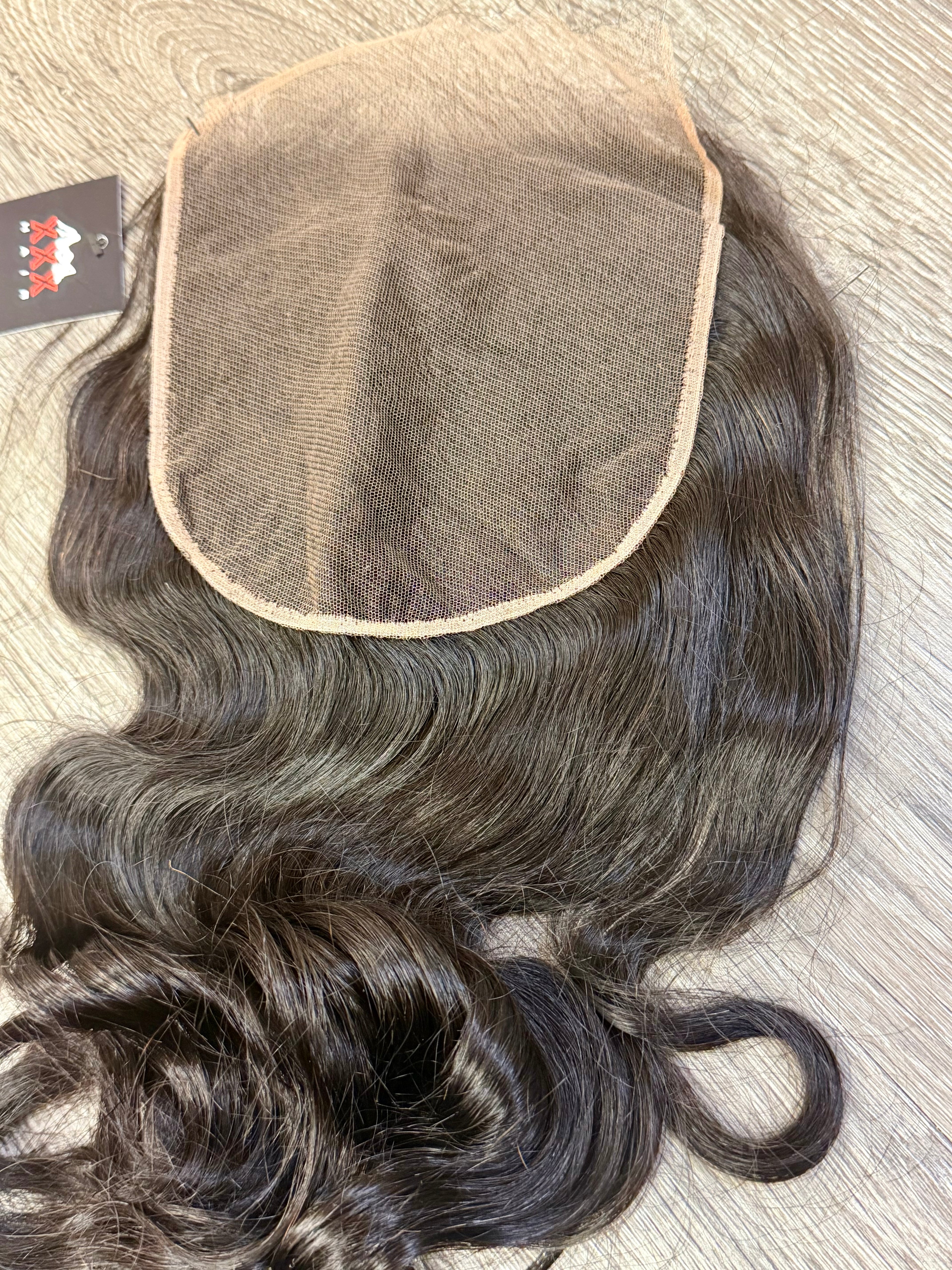 20” Ultra-HD Body Wave 7*7 Natural Color Virgin Human Hair Lace Closure