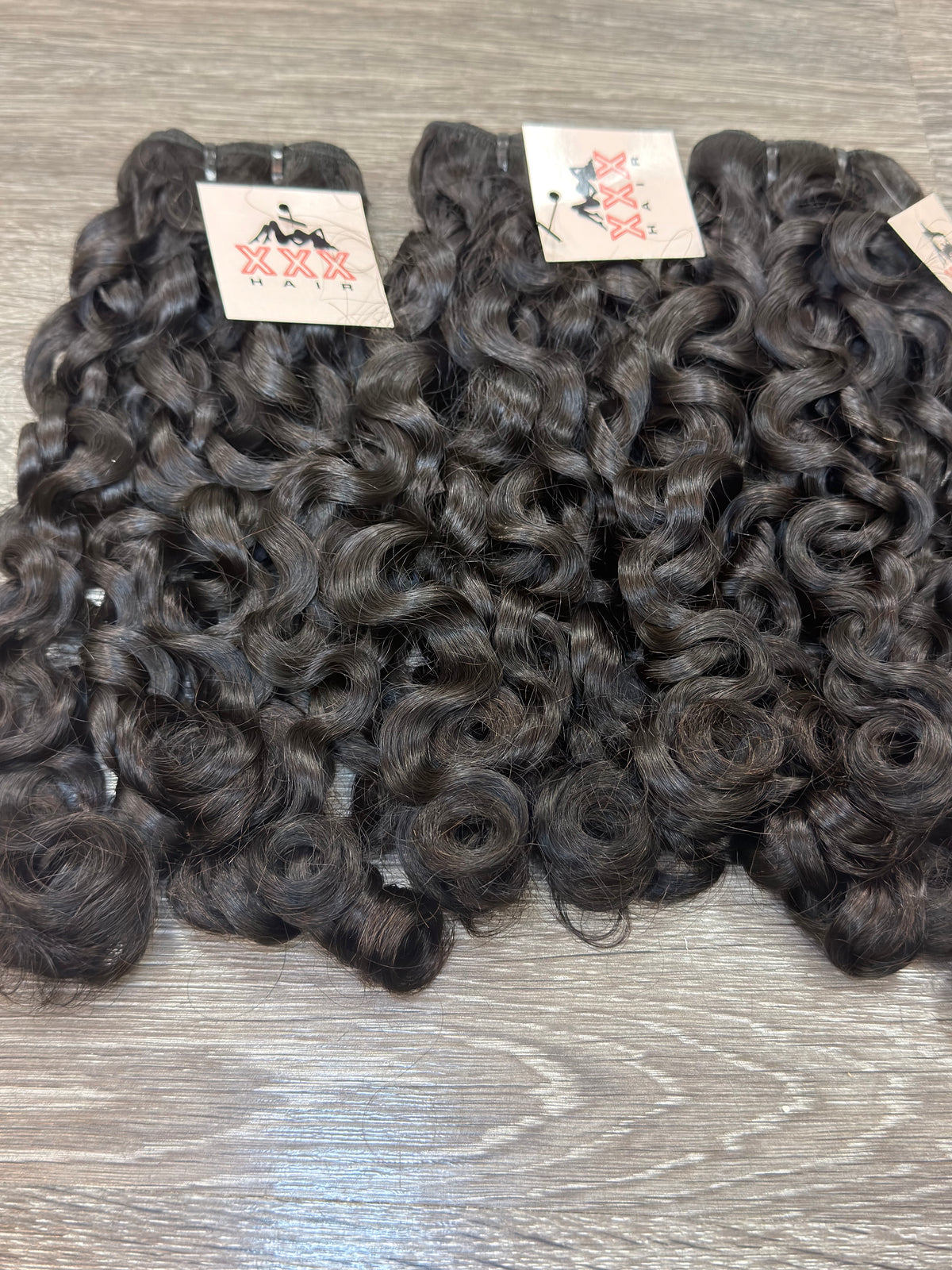 3 Bundles Of Virgin Indian Curly Hair Deal 18”18”18”