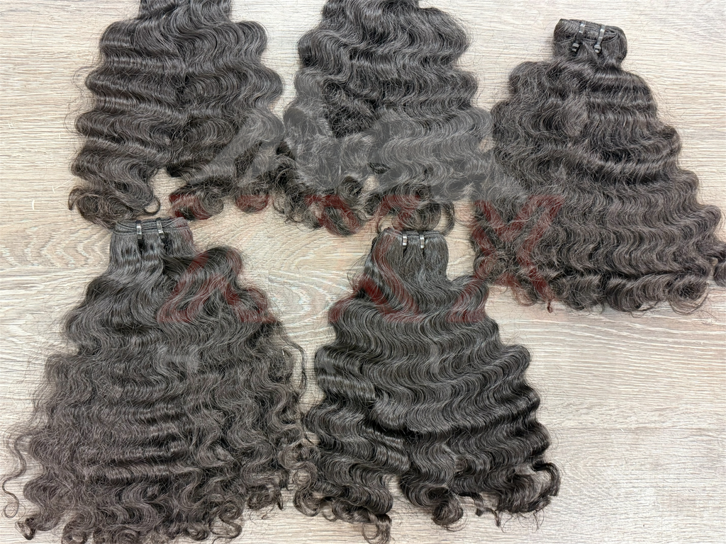 16” North Raw Indian Curly Human Hair Bundle