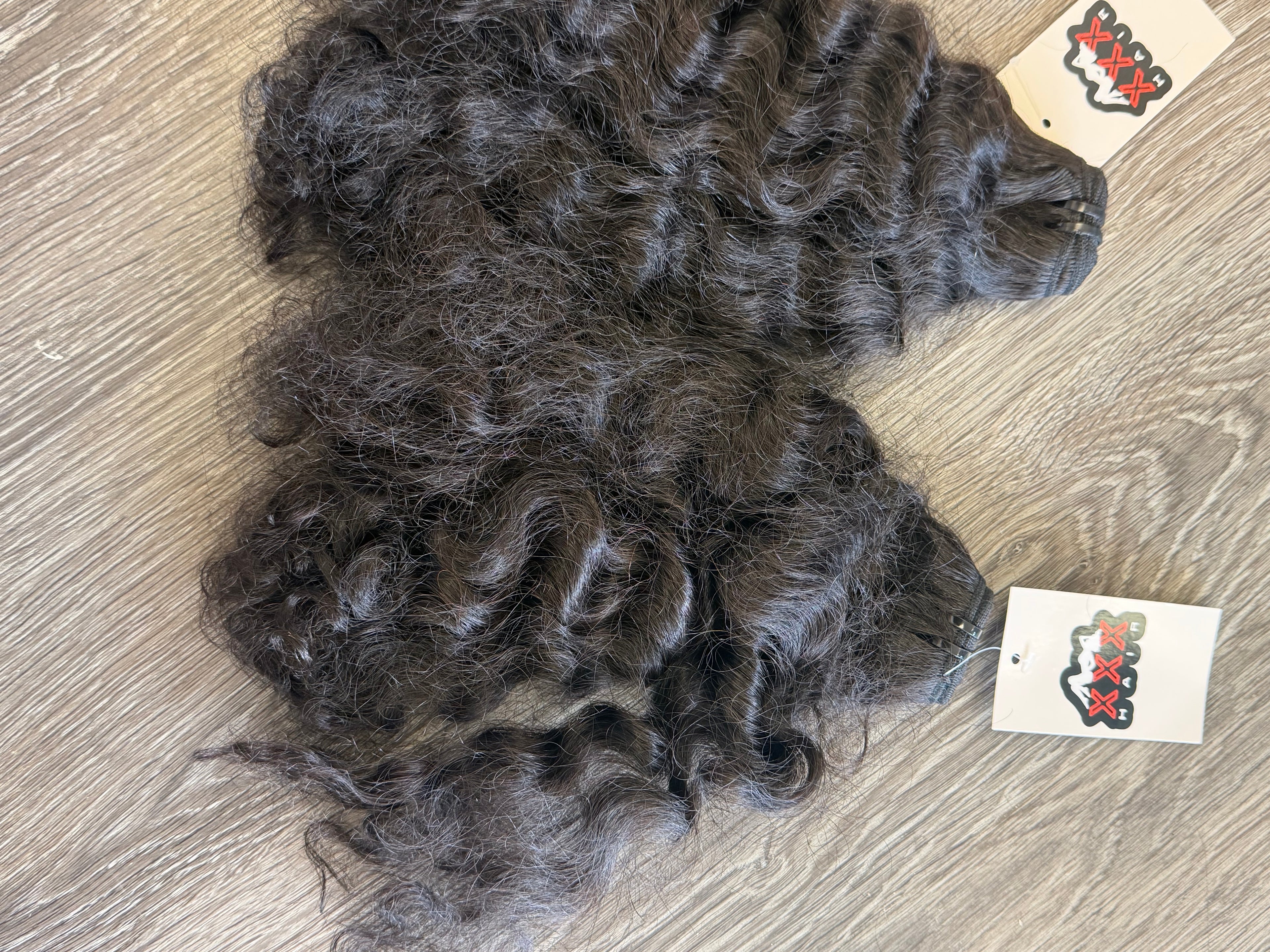 16” Raw Indian Curly Human Hair Bundle (SALE)