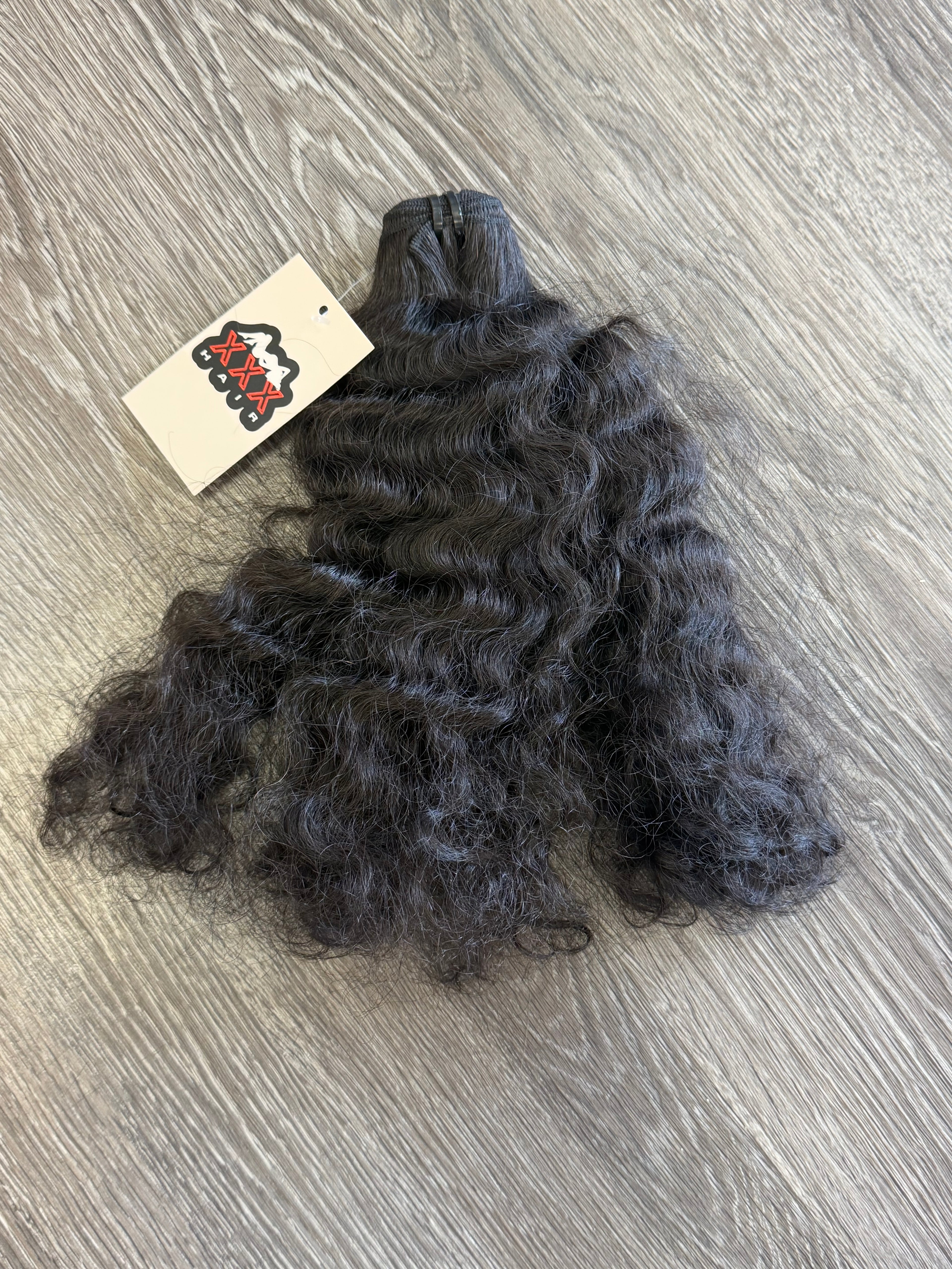 16” Raw Indian Curly Human Hair Bundle (SALE)
