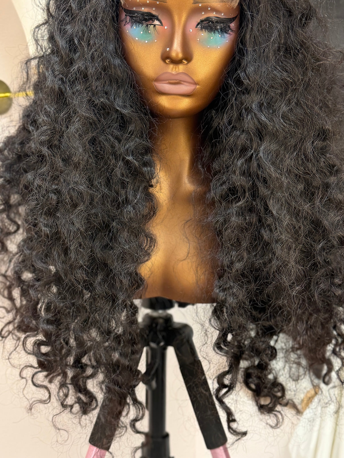 26” Raw Cambodian Curly 6*6 HD Lace Closure Human Hair Wig