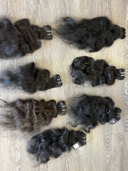 20” Raw Indian Wavy Human Hair Bundle (SALE)