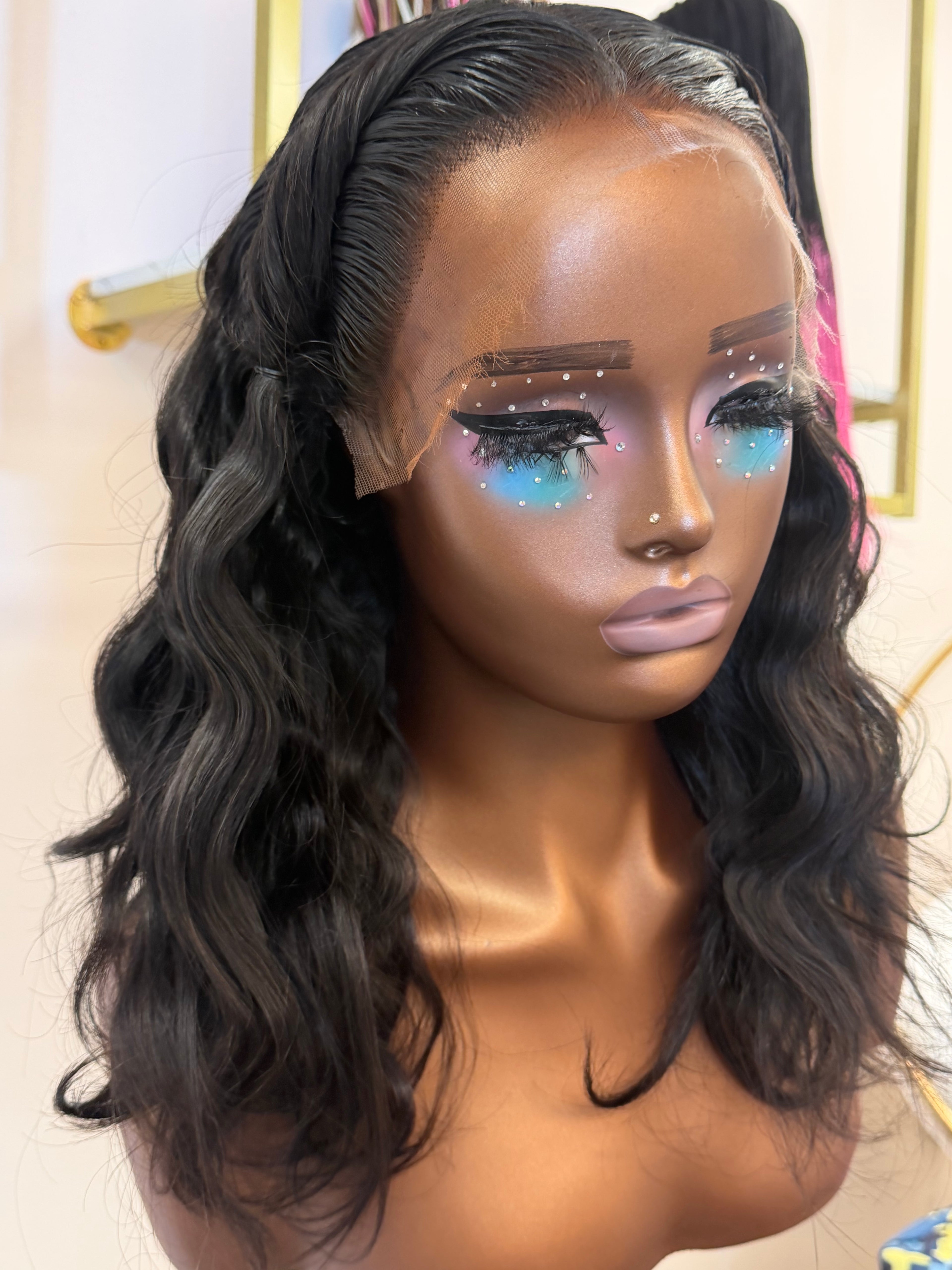 12” Virgin Brazilian Straight HD 13*4 Lace Frontal Human Hair Wig