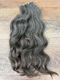 16” Raw Seawave Natural Gray Wavy Human Hair Bundle