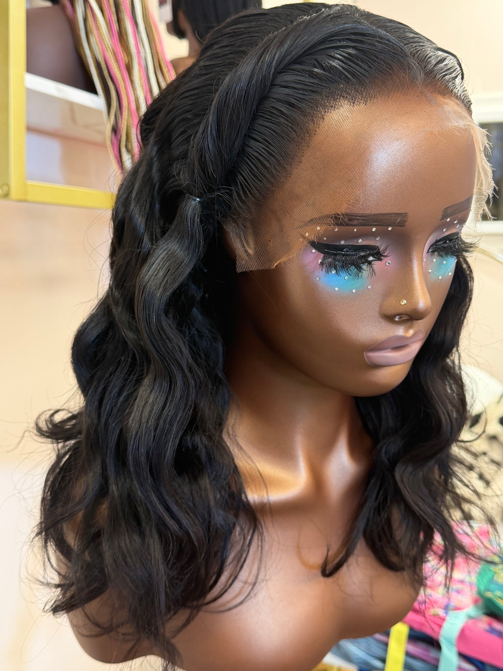 12” Virgin Brazilian Straight HD 13*4 Lace Frontal Human Hair Wig