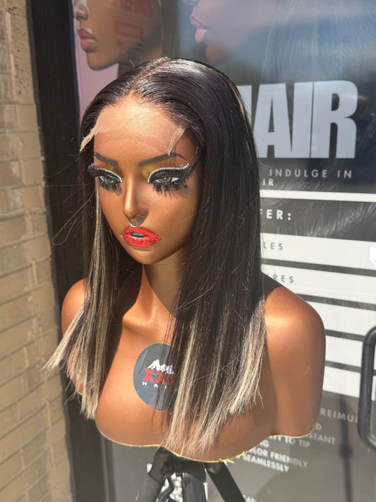 12” Virgin Human Hair 5*5 HD Lace Closure Wig