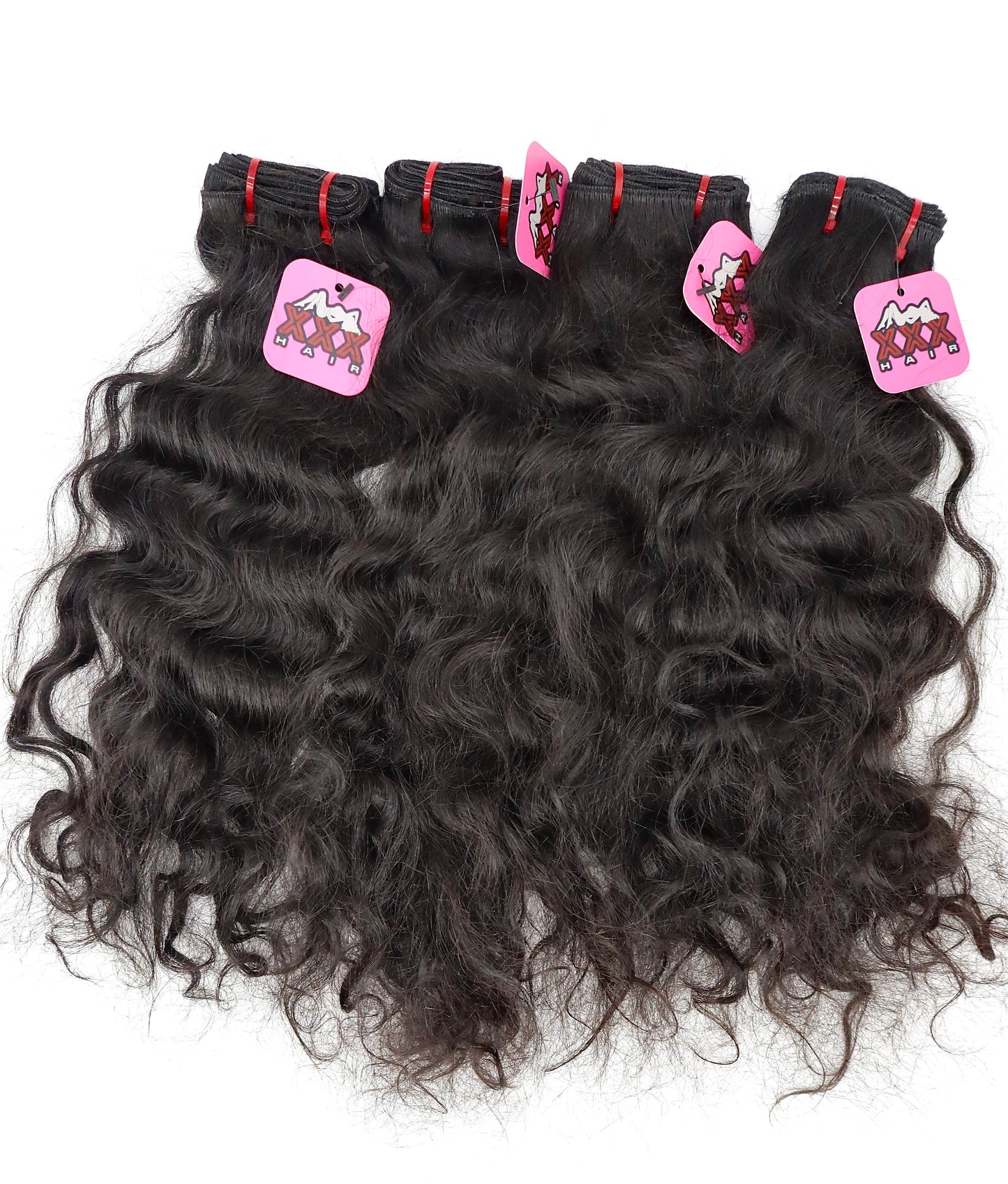 4pcs Raw Indian Natural 24”24”24”24” Human Hair Bundle Deal