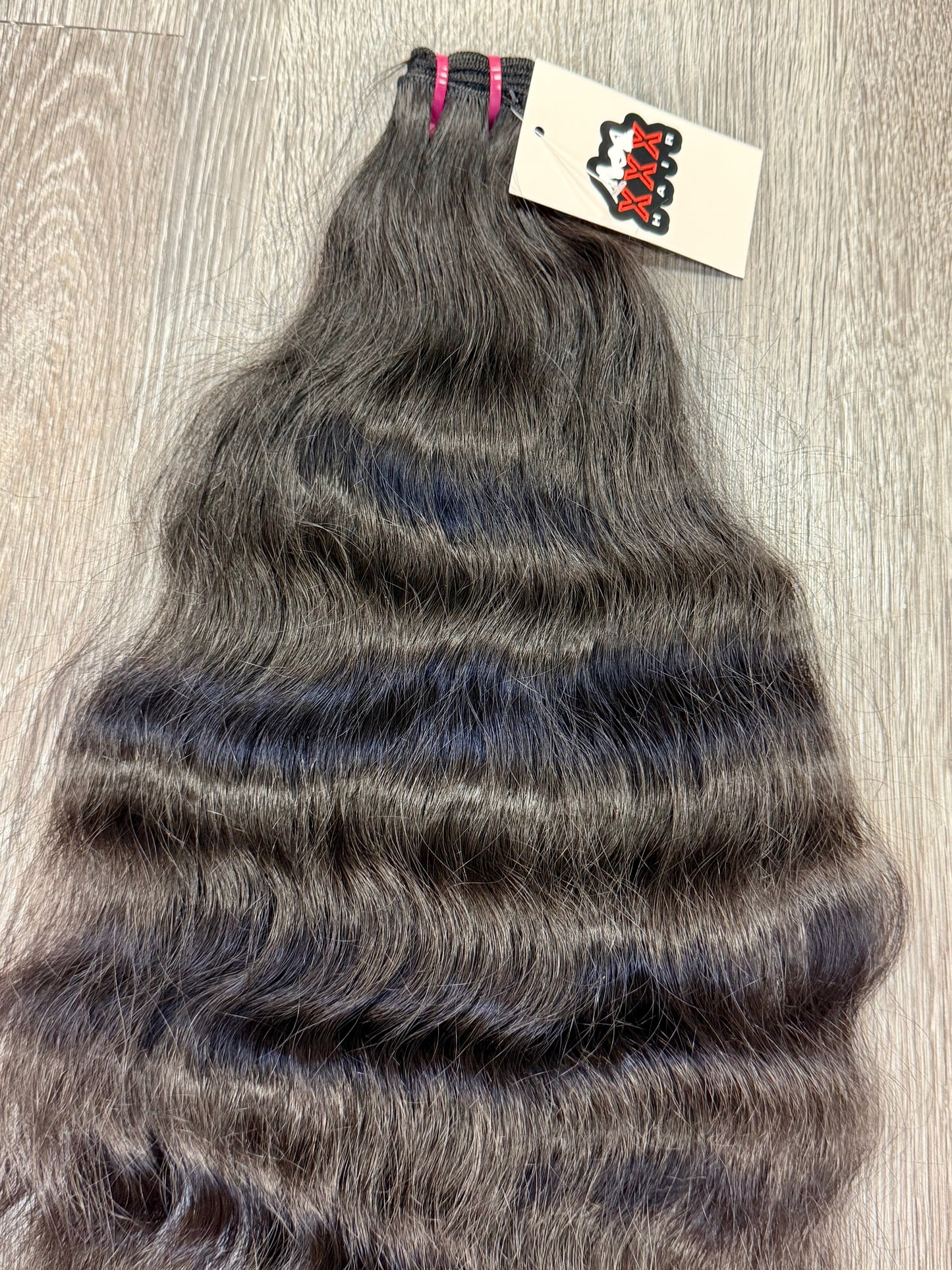 22” Raw Indian Wavy Hair Bundle