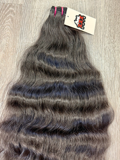 22” Raw Indian Wavy Hair Bundle