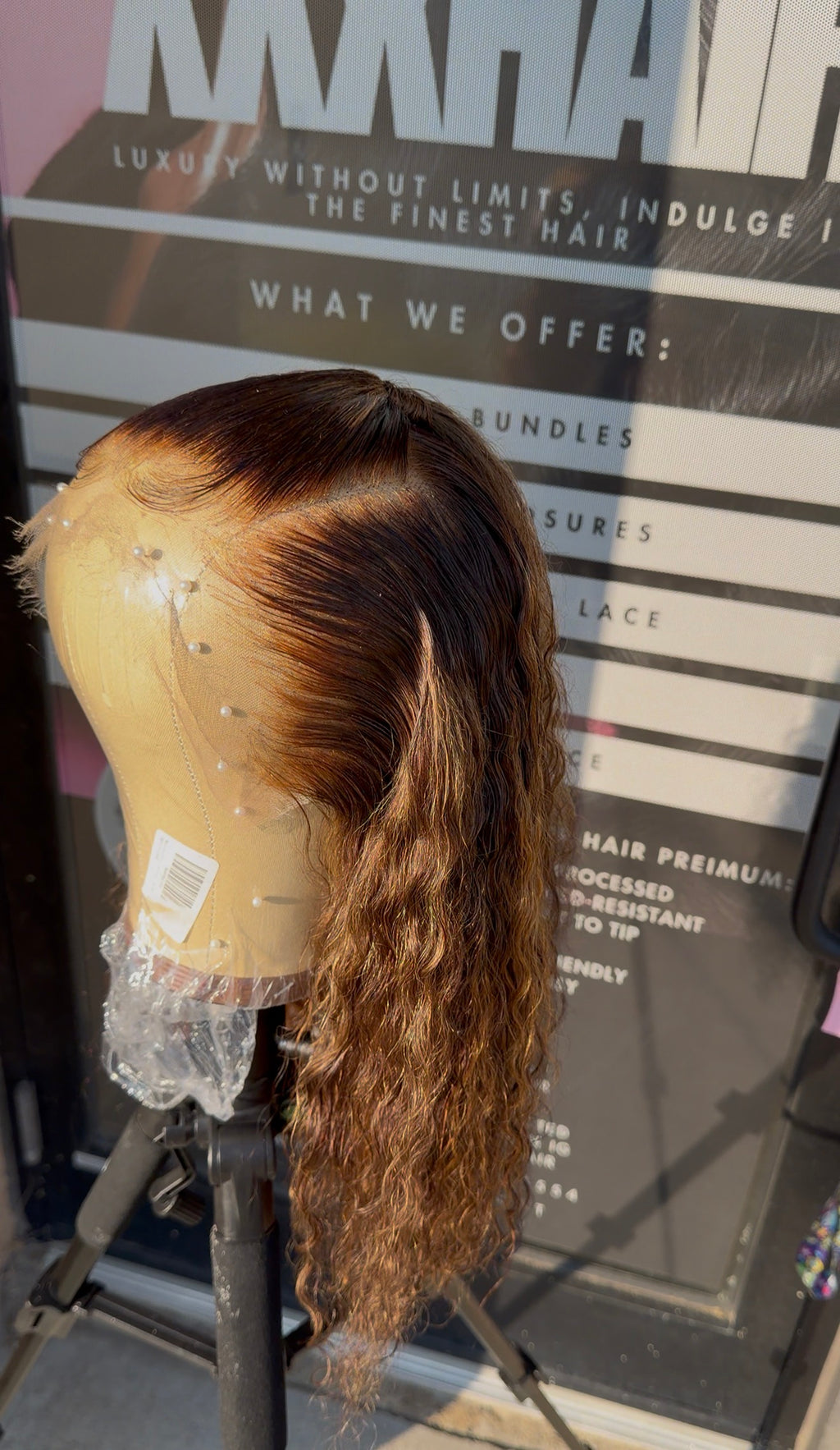 14” Virgin Spanish Curly HD 13*6 Custom Colored Human Hair Lace Front Wig