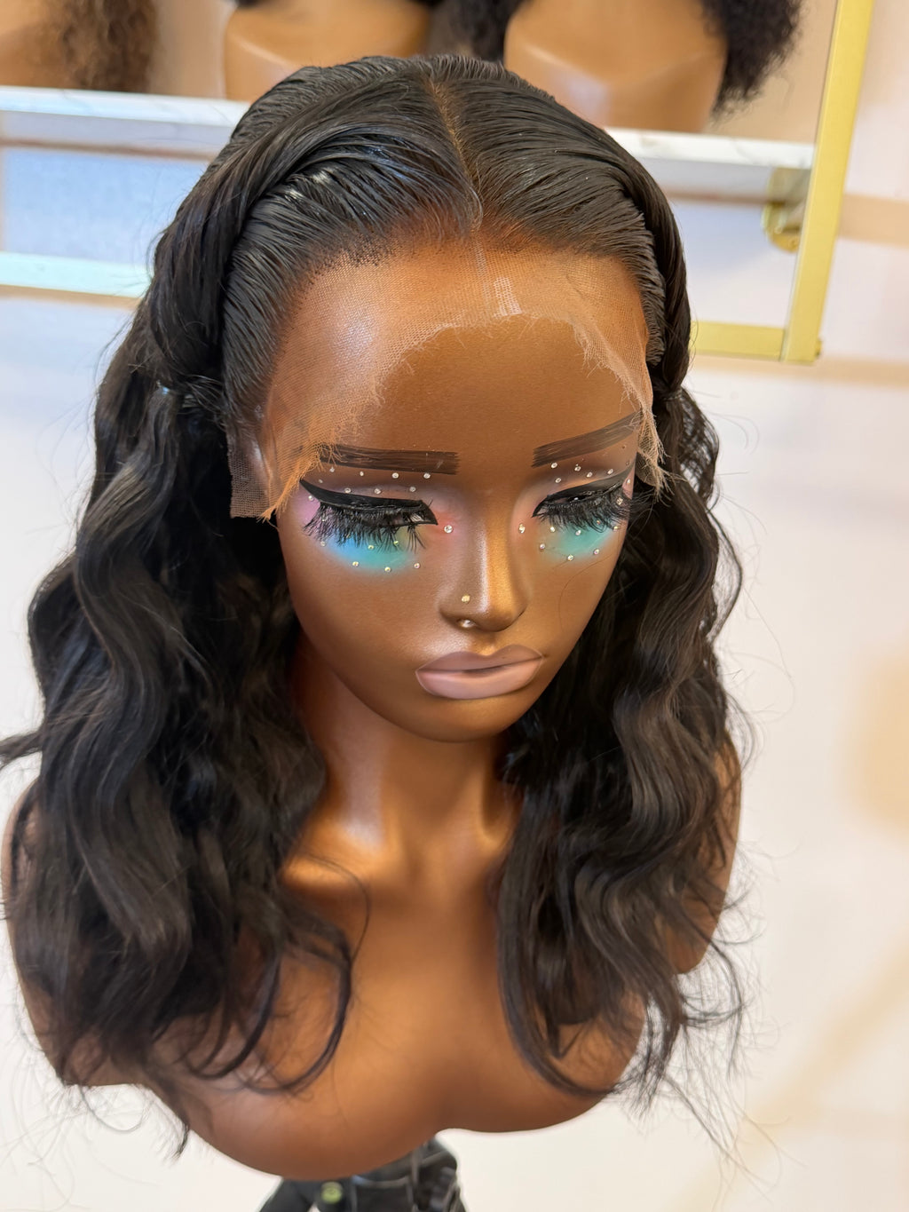 12” Virgin Brazilian Straight HD 13*4 Lace Frontal Human Hair Wig